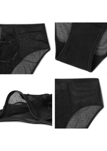 Enchante High-Rise Lace Brief Underwear - HSIA