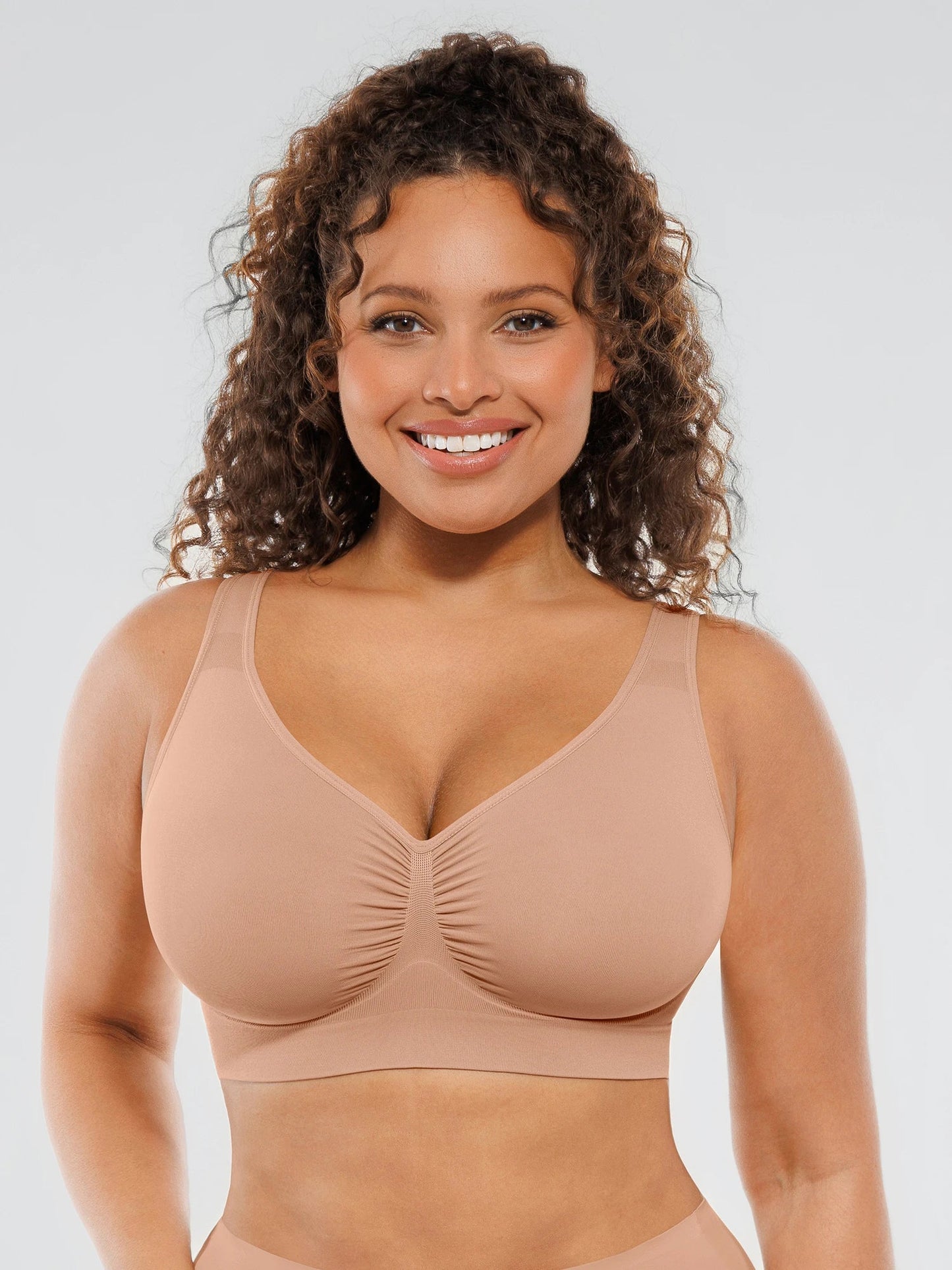 Seamless No Underwire Full Coverage Bra