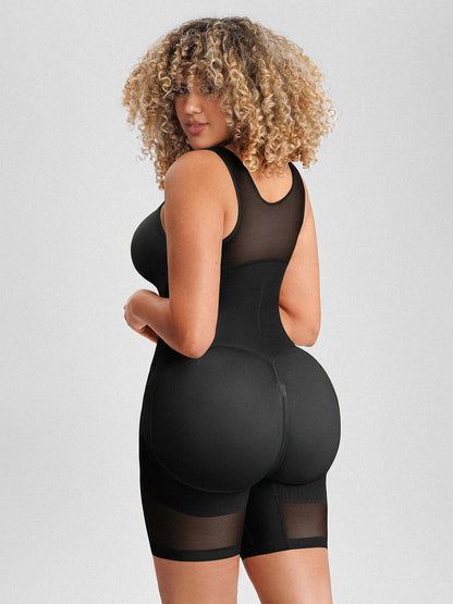 Feelingirl-V-Band-Waist-Snatching-Contour-Bodysuit-in-Black