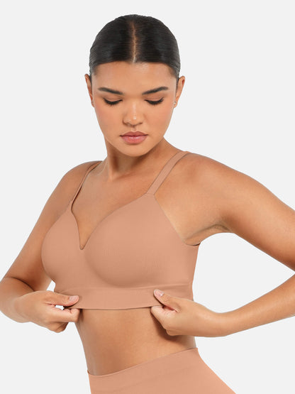 Full Coverage Push-Up Comfort Wireless Bra