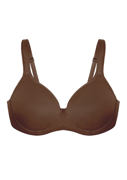(Cardi B recommends)Joan Ultimate Soft T-shirt Unlined Underwire Minimizer Bra - HSIA