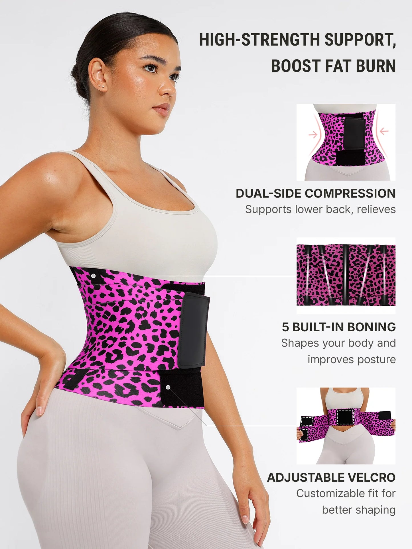 Triple Wrap Tummy Control Waist Trainer Belt