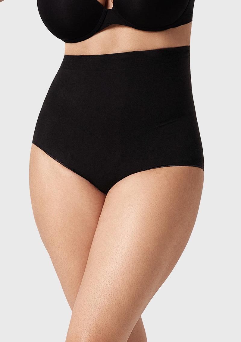 Anti-Slip Tummy Control High-Waist Soft Stretch Breathable Brief Shapewear