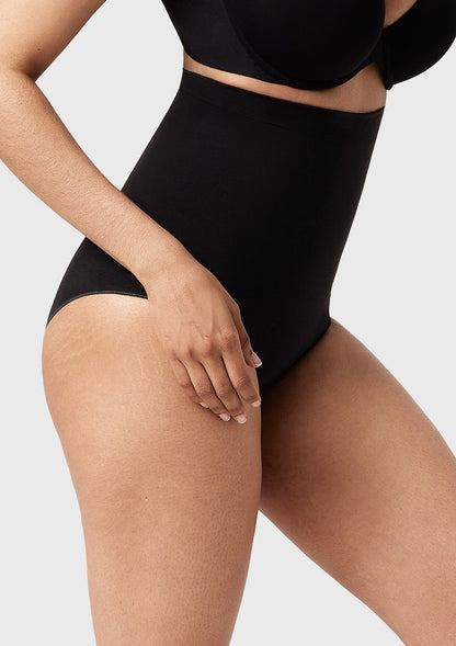 Anti-Slip Tummy Control High-Waist Soft Stretch Breathable Brief Shapewear