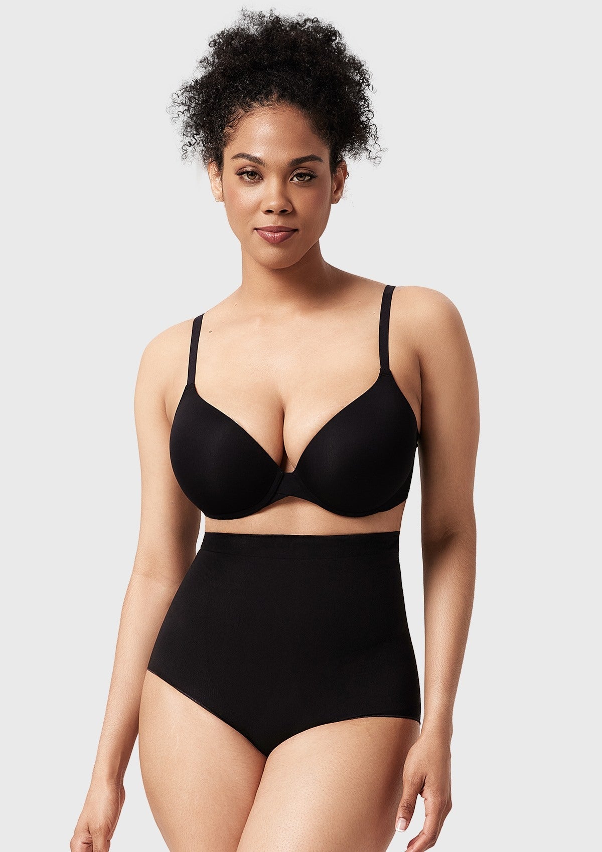 Anti-Slip Tummy Control High-Waist Soft Stretch Breathable Brief Shapewear