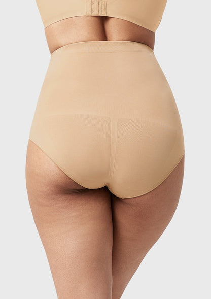 Anti-Slip Tummy Control High-Waist Soft Stretch Breathable Brief Shapewear