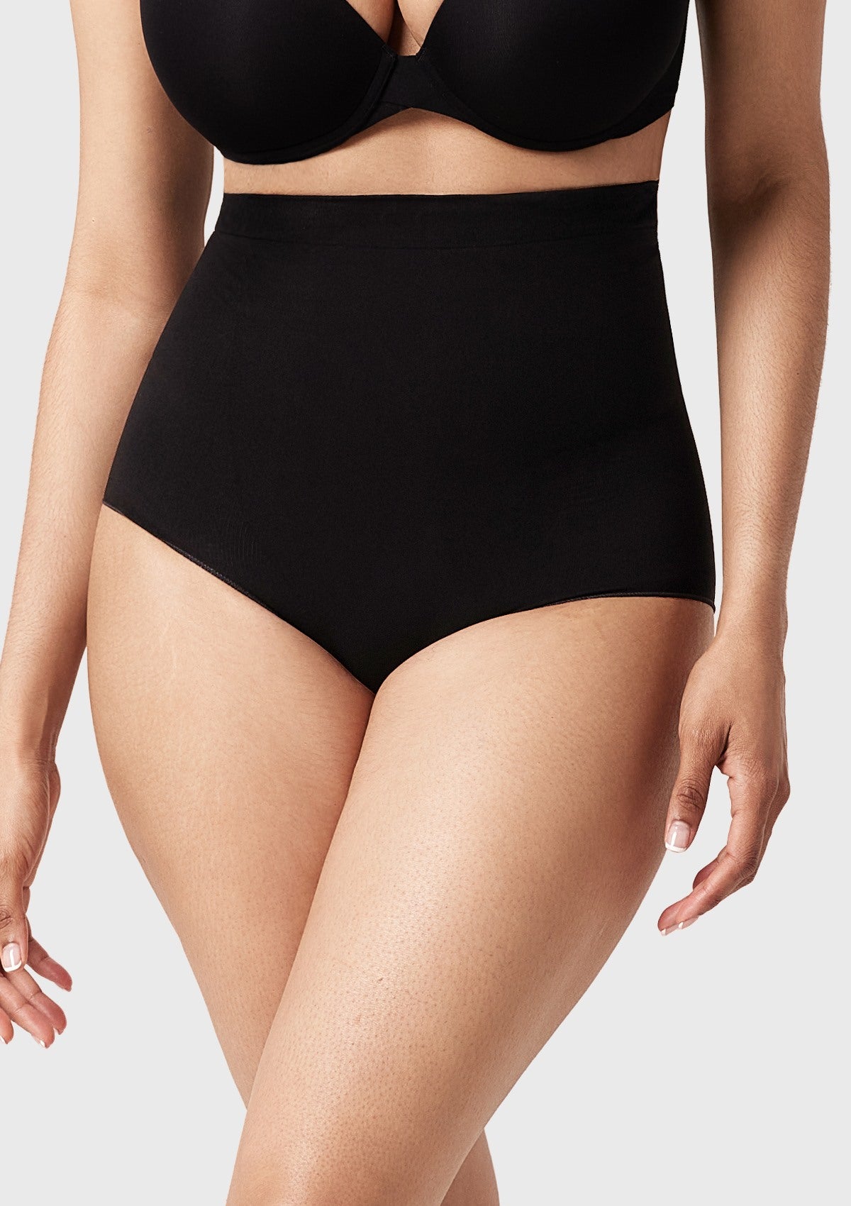 Anti-Slip Tummy Control High-Waist Soft Stretch Breathable Brief Shapewear