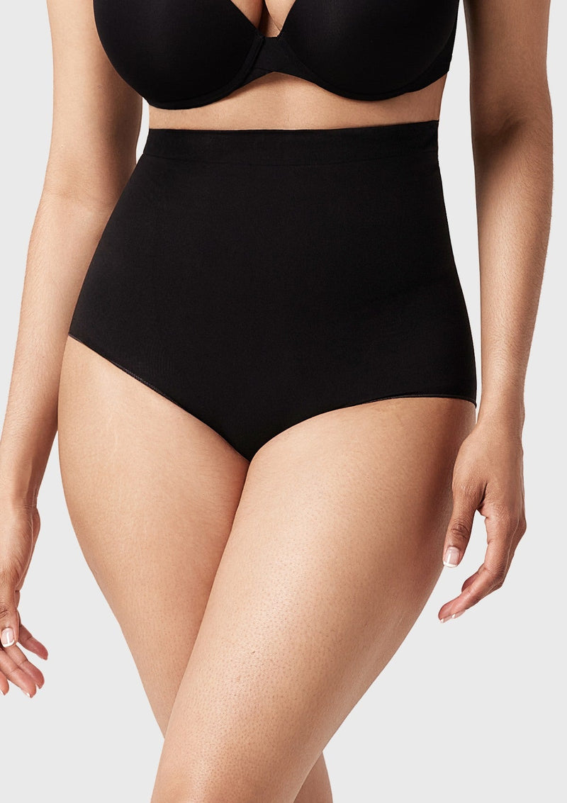 Anti-Slip Tummy Control High-Waist Soft Stretch Breathable Brief Shapewear