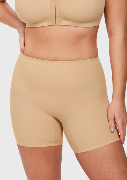 High-Waist Seamless Tummy Control High Compression Shapewear Short