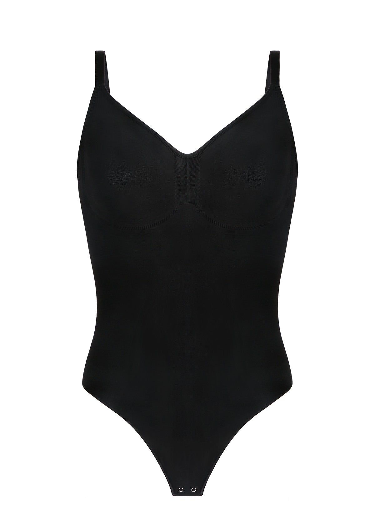 V-Neck Tummy Control WireFree Seamless Bodysuit One Piece Shapewear