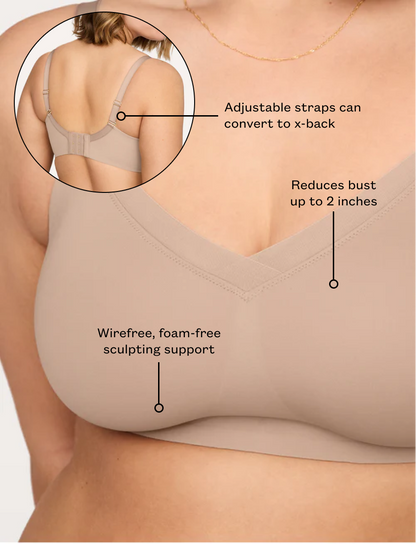 Classic Wireless Crossover Minimizer Bra