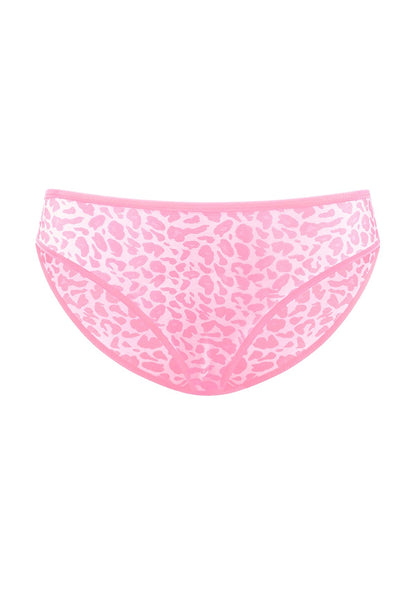 HSIA Leopard Wild High Stretch Briefs Soft Breathable Mesh Panty - HSIA