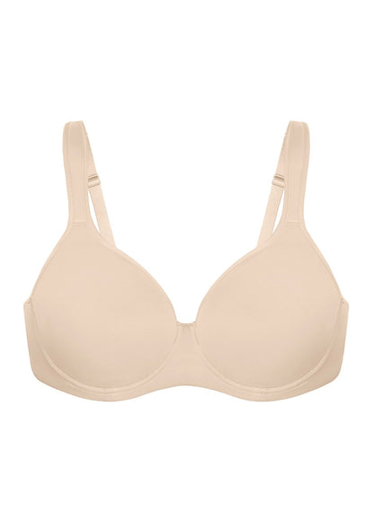(Cardi B recommends)Joan Ultimate Soft T-shirt Unlined Underwire Minimizer Bra - HSIA