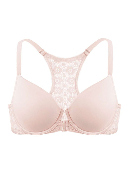 Serena Front-Close Lace-Back Underwire Bra - HSIA