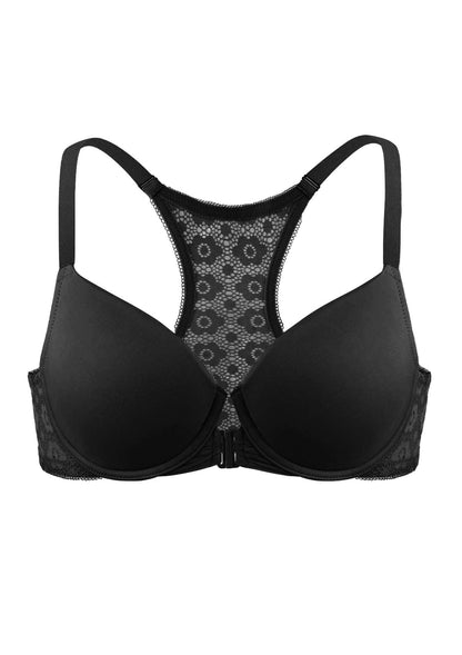 Serena Front-Close Lace-Back Underwire Bra - HSIA