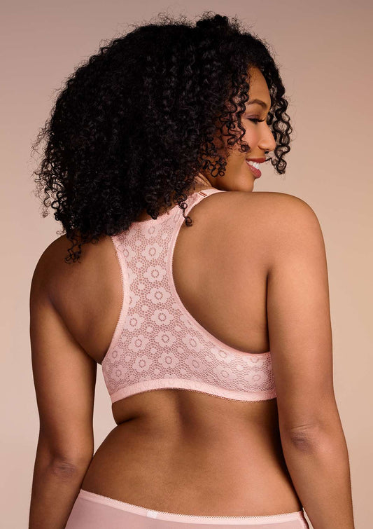 Serena Front-Close Lace-Back Underwire Bra - HSIA