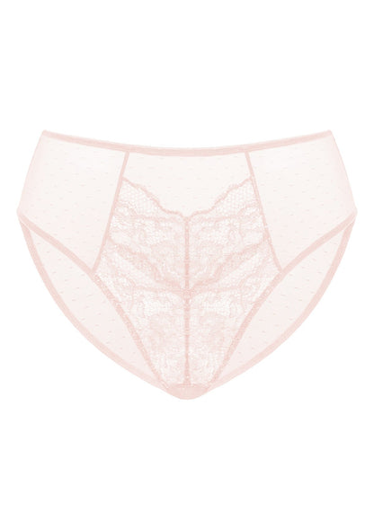 High-Rise Lace Brief Underwear