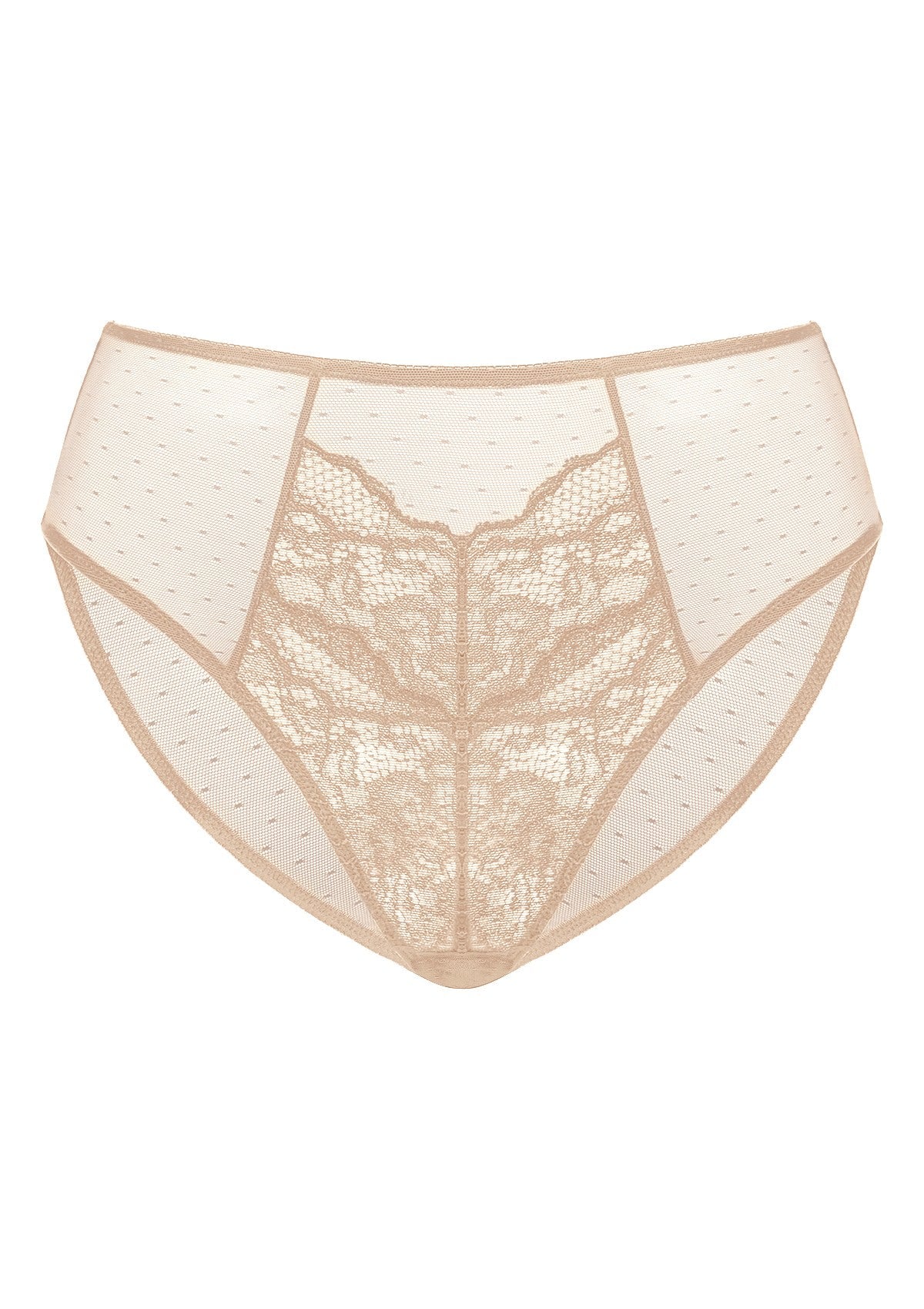 High-Rise Lace Brief Underwear
