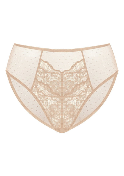 High-Rise Lace Brief Underwear