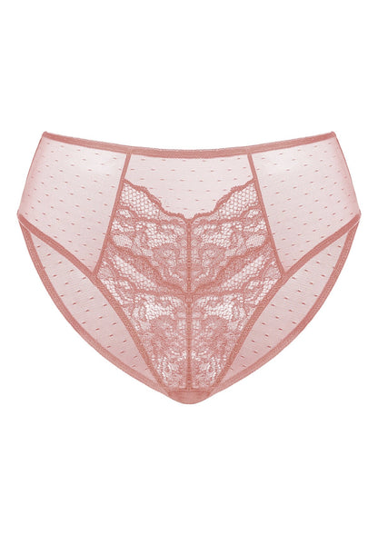 High-Rise Lace Brief Underwear