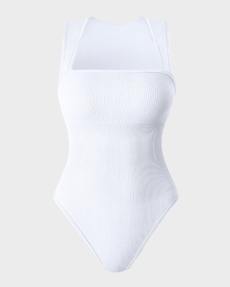 Sleeveless Tummy Control Tank Tops Bodysuits