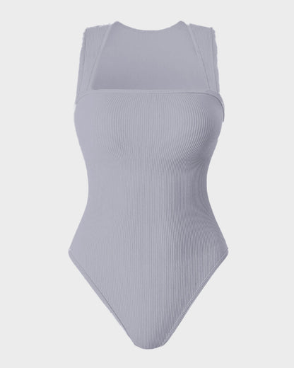 Sleeveless Tummy Control Tank Tops Bodysuits